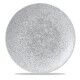 Piatto Piano Coupe 29 cm Menu Shades Caldera White - per ristoranti - Imballo 12 pz