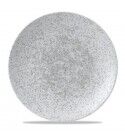Piatto Piano Coupe 29 cm Menu Shades Caldera White - per ristoranti - Imballo 12 pz