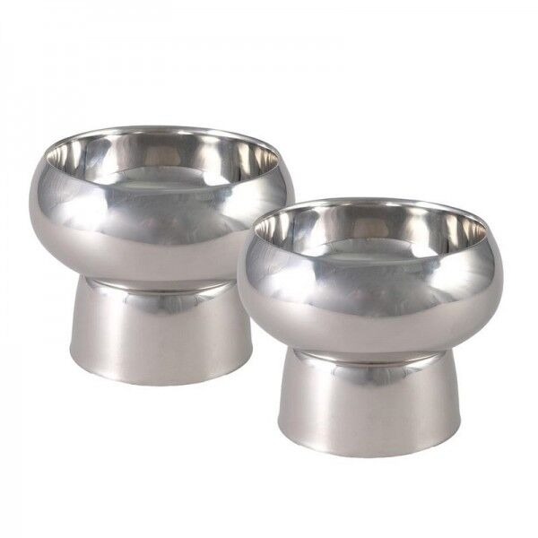 Set 2 Coppette 8 cm Montecarlo ALM-329B Medri per ristoranti e hotel - Imballo 1 pz - MEDRI