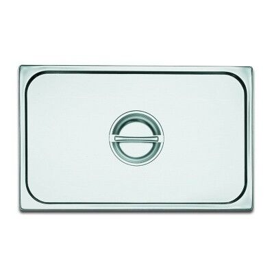 Coperchio per bacinella Gastronorm 1/3 in acciaio inox 18/10 cm 32,5x17,6 - ILSA - 16100130ICV - Ilsa