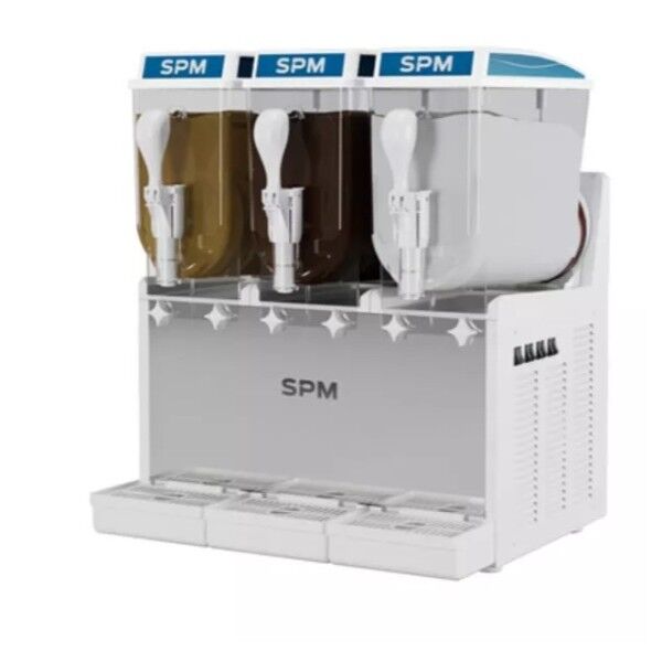 Macchina per granite professionale a 3 vasche da 10 litri. Sorby Evo 3 - SPM DRINK SYSTEMS