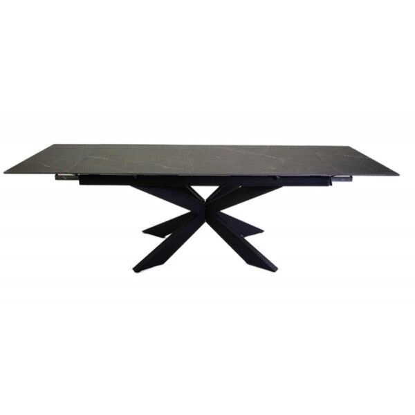 Tavolo Allungabile Professionale STARK Antracite 180/260x90: Metallo e Top Pietra Sinterizzata - Stark s.r.l.