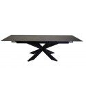 Tavolo Allungabile Professionale STARK Antracite 180/260x90: Metallo e Top Pietra Sinterizzata