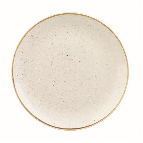 Piatto Piano Coupe 26 cm Stonecast Barley White - per ristoranti - Imballo 12 pz - Churchill