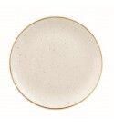 Piatto Piano Coupe 26 cm Stonecast Barley White - per ristoranti - Imballo 12 pz