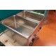 Countertop bain-marie hot table 2xGN1/1 with differentiated temperatures and taps. - Forcar Multiservice