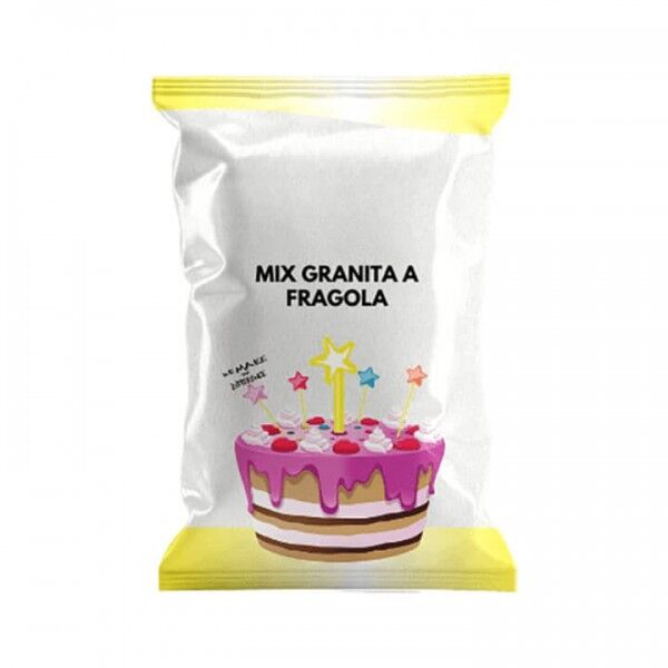 Preparato per granita al gusto di Fragola- busta da 900 gr - Micadore