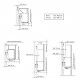 Minibar Professionale 40L Silent con Vetro. Refrigerazione Zero Rumore