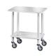 Carrello gueridon in legno. Due piani 70x50 cm. Ruote piroettanti. 4 colorazioni. CL903 - Forcar Multiservice