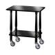 Carrello gueridon in legno. Due piani 70x50 cm. Ruote piroettanti. 4 colorazioni. CL903 - Forcar Multiservice