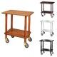 Carrello gueridon in legno. Due piani 70x50 cm. Ruote piroettanti. 4 colorazioni. CL903 - Forcar Multiservice