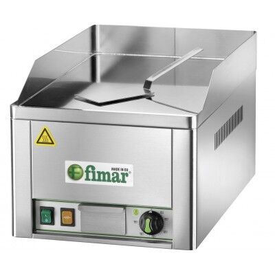 Fry Top electric bench top with chromed steel plate. - Fimar