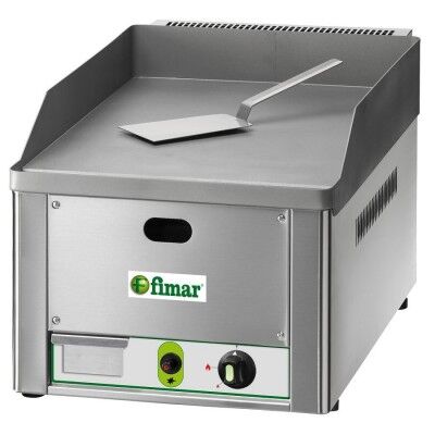 FryTop gas-fired benchtop with mild steel plate. - Fimar