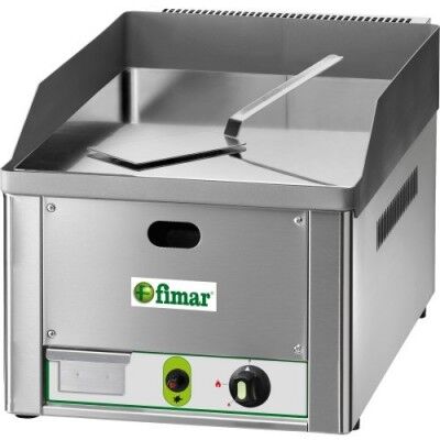 Fry Top Gas Countertop with chrome-plated hob. - Fimar