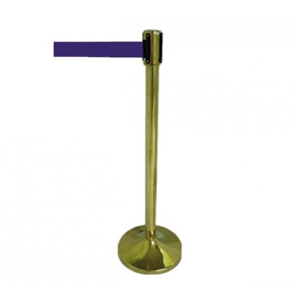 Golden lane delimiting rod height 100 cm with 2-meter tape - Forcar Multiservice