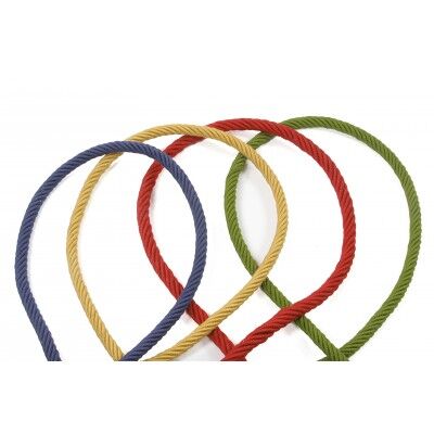 Braided cord 3 cm diameter for rods delimits aisles various colors - Forcar