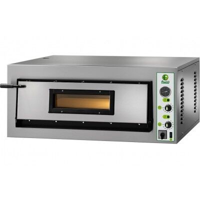 Pizza oven electric in stainless Steel with a floor of refractory material. Series FML - Fimar
