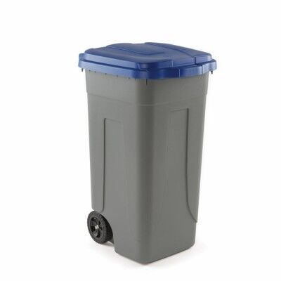 Trash can polyethylene with coloured lid for separate waste collection. 100 litres - Forcar