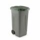 Polyethylene dustbin with colored lid for separate waste collection. 100 liters. AV4682 - Forcar Multiservice