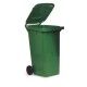 120-liter polyethylene dustbin various colors for recycling collection. - Forcar Multiservice