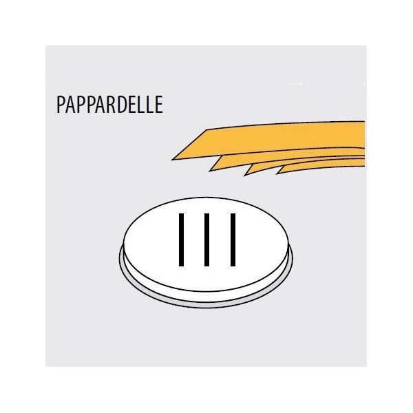 PAPPARDELLE die for professional fresh pasta machine Fimar MPF 1.5N - Fimar