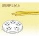 LINGUINE die Measure 3 x 1.6mm for professional fresh pasta machine Fimar MPF 1.5N - Fimar