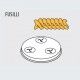 FUSILLI dies for professional fresh pasta machine Fimar MPF 2.5N - MPF 4N - Fimar