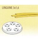 LINGUINE die Measure 3 x 1.6mm for professional fresh pasta machine Fimar MPF 2.5N - MPF 4N