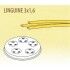 LINGUINE die Measure 3 x 1.6mm for professional fresh pasta machine Fimar MPF 2.5N - MPF 4N