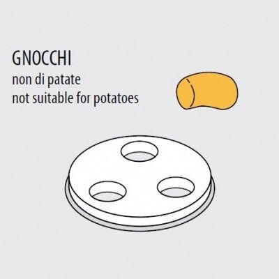 GNOCCHI die for professional fresh pasta machine Fimar MPF 2.5N - MPF 4N - Fimar
