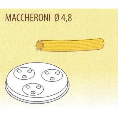 MACCHERONI die 4.8 for professional fresh pasta machine Fimar MPF 2.5N - MPF 4N - Fimar