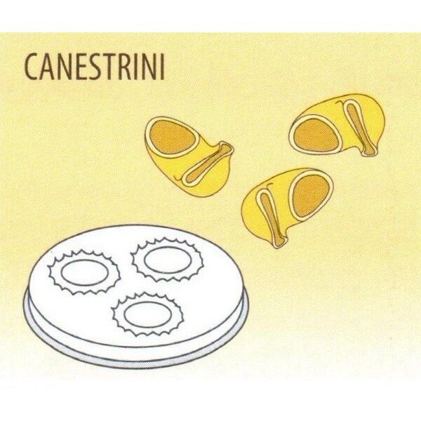 CANESTRINI dies for professional fresh pasta machine Fimar MPF 2.5N - MPF 4N - Fimar