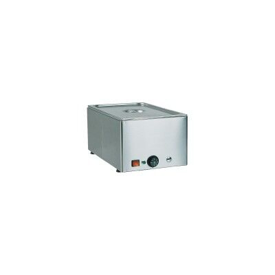 Hot GN 1/1 counter, stainless steel with different temperatures. - Forcar
