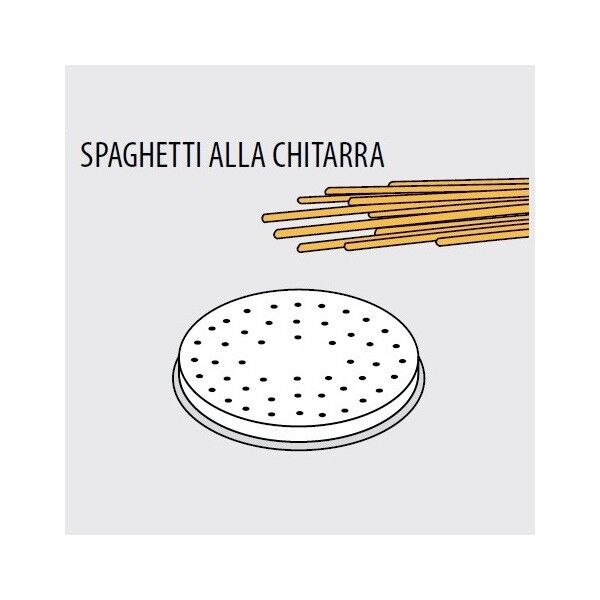 SPAGHETTI IN CHITARRA die for professional fresh pasta machine Fimar MPF 8N - Fimar