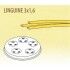 LINGUINE die Measure 3 x 1.6mm for professional fresh pasta machine Fimar MPF8N