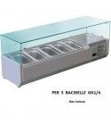 Forcar Forcold VRX1200-330-FC 120x33cm refrigerated ingredient display case