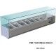 Forcar refrigerated ingredient display case - Forcold VRX1500-33-FC 150x33 cm - Forcold