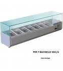 Forcar refrigerated ingredient display case - Forcold VRX1500-33-FC 150x33 cm