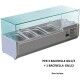 Refrigerated ingredient display cabinet Forcar - Forcold VRX1200-38-FC 120x380 cm - Forcold