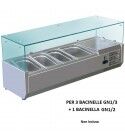 Refrigerated ingredient display case Forcar - Forcold VRX1200-38-FC 120x380 cm