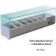 Forcar refrigerated ingredient display case - Forcold VRX1500-38-FC 150x38 cm - Forcold