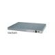 Stainless steel hot plate 50x35cm. Adjustable temperature. PC4750 - Forcar Multiservice