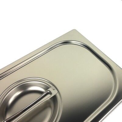 Stainless steel lid for Gastronorm pans, GN1/1 - Forcar