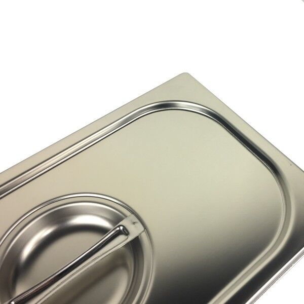 Stainless steel lid for GN1/1 Gastronorm pans - Forcar Multiservice