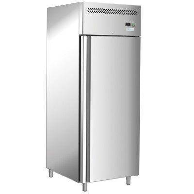 Ventilated refrigerator -18/-22°, single door, AISI201 stainless steel frame. Model: GN650BTFC - Forcold