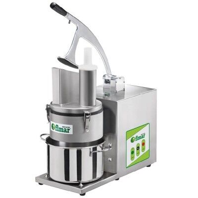 Professional electric vegetable cutter AISI304 stainless steel frame and pot included. Ortolana 4000 - Fimar