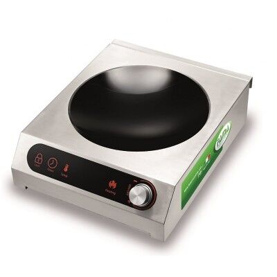 PIN03 3.5 kW WOK induction plate with timer. inductive surface 42 x 38 cm. - Fame industries