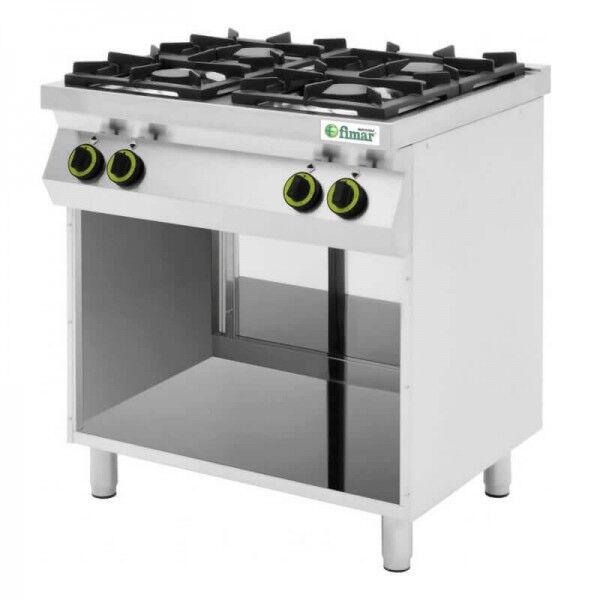 Professional kitchen Fimar CC74G 4 burner gas stove - Fimar