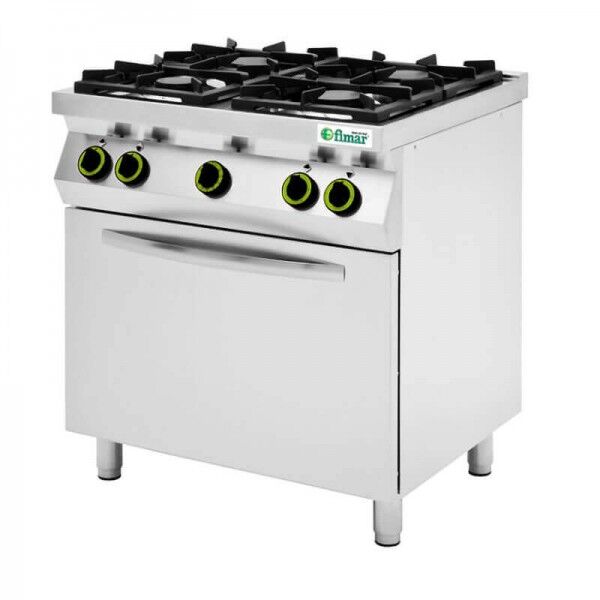 Professional kitchen Fimar CC74GFG 4 burner gas stove - Fimar