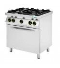 Professional kitchen Fimar CC74GFG 4 burner gas stove